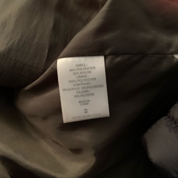 Green belted hooded long jacket small - Picture 8 of 8